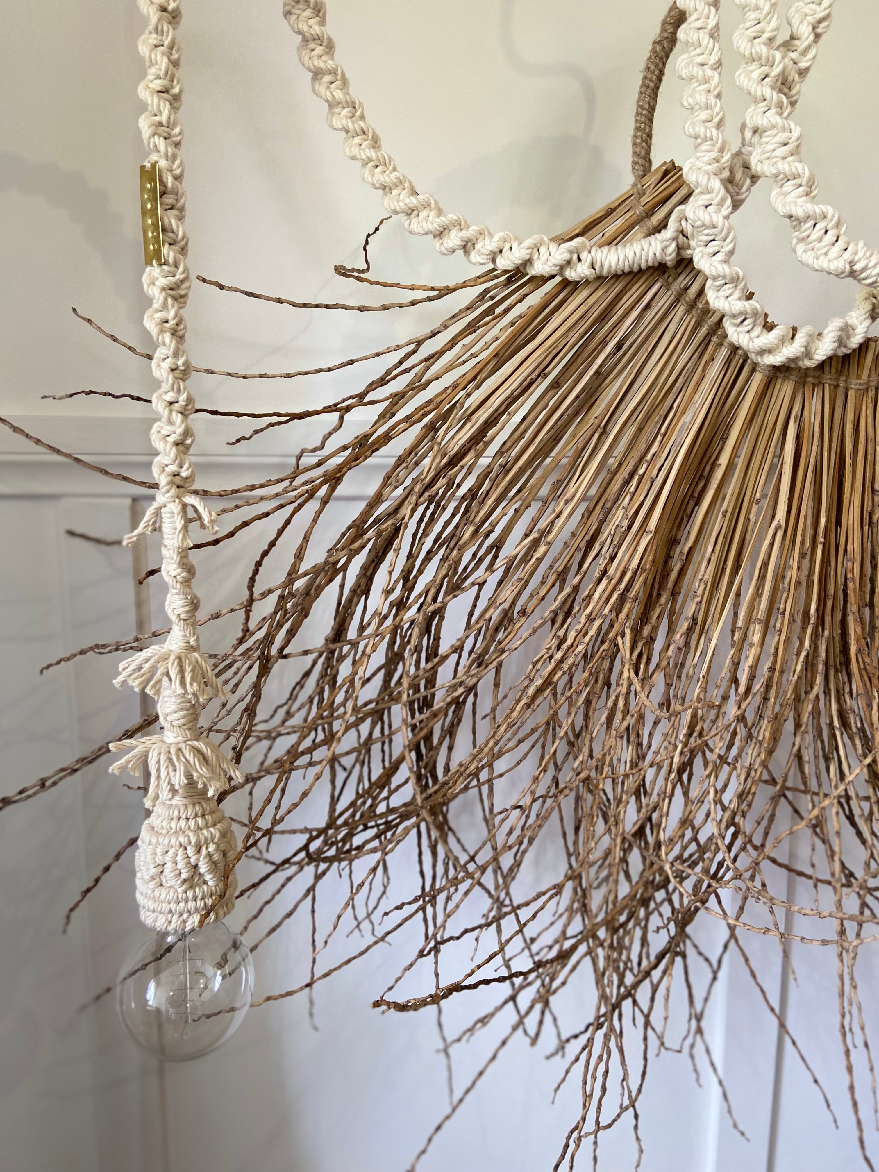 Delany macrame light